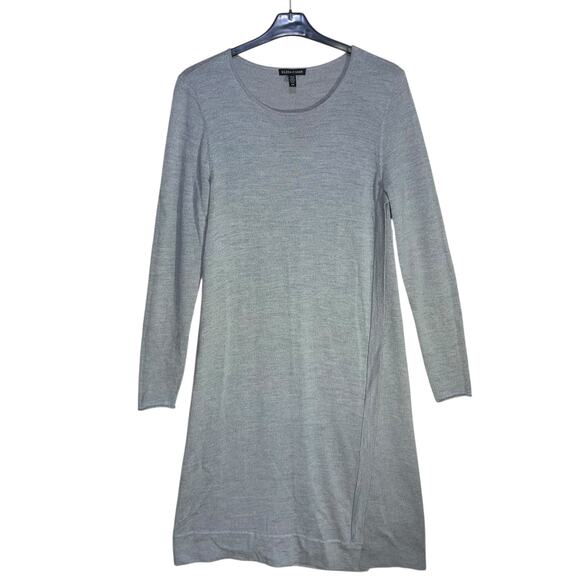 Eileen Fisher Midi Sweater Dress Merino Wool - Picture 1 of 7